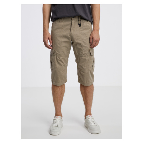Beige Men's Shorts with Pockets Tom Tailor - Men