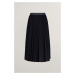 SUKŇA GANT JERSEY PLEATED SKIRT EVENING BLUE