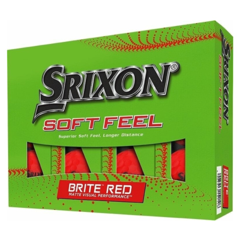 Srixon Soft Feel Brite Brite Red Golfové lopty