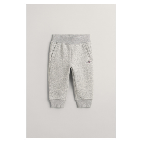 TEPLÁKY GANT SHIELD PANTS LIGHT GREY MELANGE