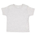 Rabbit Skins Detské bavlnené tričko 3321EU Heather Grey