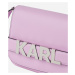 Kabelka Karl Lagerfeld K/Letters Flap Crossbody Fialová