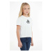 Detské bavlnené tričko Tommy Hilfiger biela farba