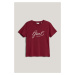 TRIČKO GANT REG SCRIPT T-SHIRT PLUMPED RED