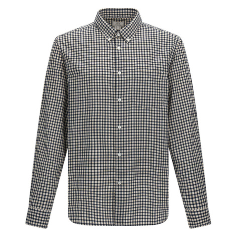 Košeľa Woolrich Poplin Madras Shirt Micro Check Blue