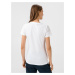 Tričko Trussardi T-Shirt Cotton Stretch Slim Fit Biela