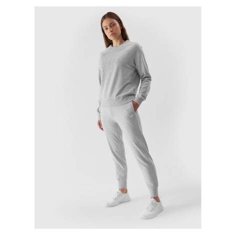 Women's cotton sweatpants 4F