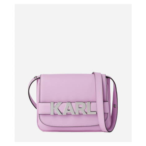 Kabelka Karl Lagerfeld K/Letters Flap Crossbody Fialová