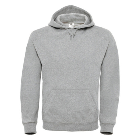 B&amp;C Unisex mikina cez hlavu WUI21 Heather Grey B&C