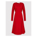 Liviana Conti Každodenné šaty L1WI28 Červená Regular Fit