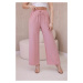 Viscose wide trousers dark powder pink