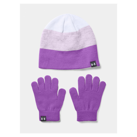 Fialová čiapka Under Armour G Beanie Glove Combo