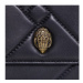 Kurt Geiger Kabelka Kensington Quilt Wallet 4708300109 Čierna