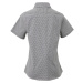 Premier Workwear Dámska bavlnená košeľa s krátkym rukávom PR321 Black