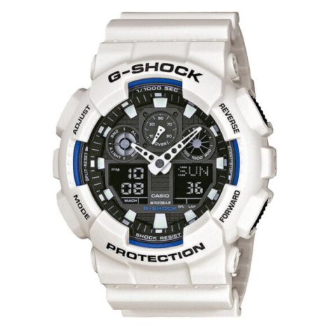 G-Shock Hodinky GA-100B-7AER Biela Casio