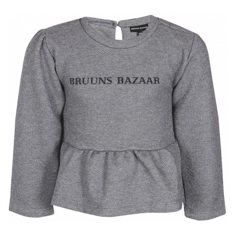 Bruuns Bazaar Kids Mikina 'Astha'  sivá / čierna