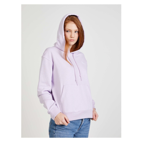 Light Purple Sweatshirt With Converse Hoodie - Women