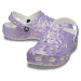 Dievčenské kroksy (rekreačná obuv) CROCS Classic Iridescent Geo CGK white