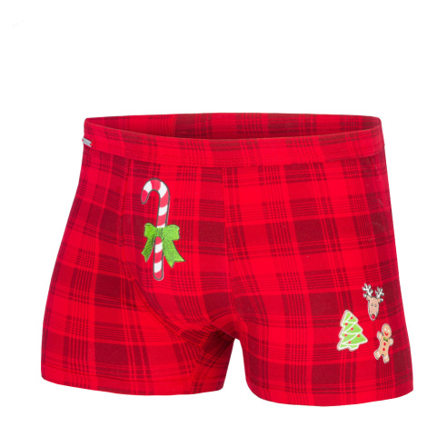 Boxers Candy Cane 017/42 Merry Christmas Red Cornette