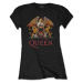 Queen Tričko Classic Crest Womens Black