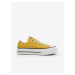 Žlté dámske tenisky na platforme Converse Chuck Taylor All Star Lift