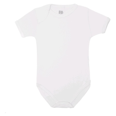 Luxusné bavlnené body krátky rukáv New Baby - biele 92 , 20C46366