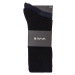 Avva Men's Black Patterned 2-Pack Socks
