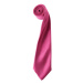 Premier Workwear Pánska saténová kravata PR750 Hot Pink -ca. Pantone 214c