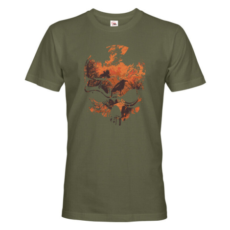 Pánské tričko Lebka - perfektné tričko pre milovníkov fantasy tričiek