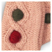 rukavice pletené, Minoti, DEER 17, růžová - |