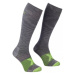 Ortovox ponožky Tour Compression Long Socks M grey blend