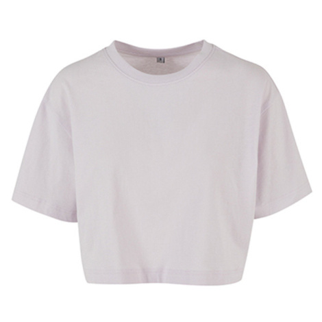 Build Your Brand Dámske krátke tričko BY264 Soft Lilac