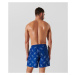 Plavky Karl Lagerfeld Ikonik 2.0 Aop Med Boardshorts Ikonik Outline Aop Blue