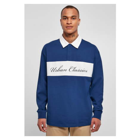 Oversized Rugby Longsleeve spaceblue Urban Classics