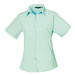 Premier Workwear Dámska košeľa s krátkym rukávom PR302 Aqua -ca. Pantone 344
