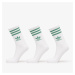 adidas Mid Cut Crew Sock 3-Pack White/ Preloved Green/ Mgh Solid Grey