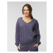 Mikina Juvia Fleece V-neck With Puffy Sleeves