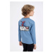 DEFACTO Boys Marvel Comics Crew Neck Long Sleeve T-Shirt