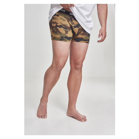2-Pack of Camo Boxer Shorts Woodcamo + Darkcamo Urban Classics