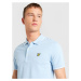 Lyle & Scott Tričko  svetlomodrá / zlatá / čierna / biela