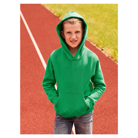 Green Hooded Sweat Fruit of the Loom