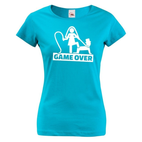 Dámnské tričko na rozlúčku Game Over 3