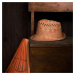 Unisex plážový klobúk cz21146-1 Beige-orange - Art Of Polo béžová-oranžová