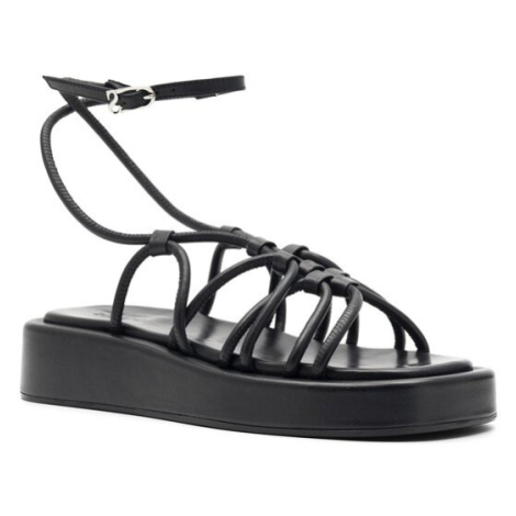Simple Sandále ANDORA-101666 Čierna