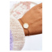 Women's bracelet Celebrity White circle Rose gold