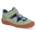 Barefoot dětské sandály Ricosta - Pepino Jerry eukalyptus/petrol M zelené