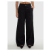 Big Star Woman's Wide Trousers Non Denim 350014 907