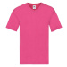 Pink T-shirt Original V-neck Fruit of the Loom