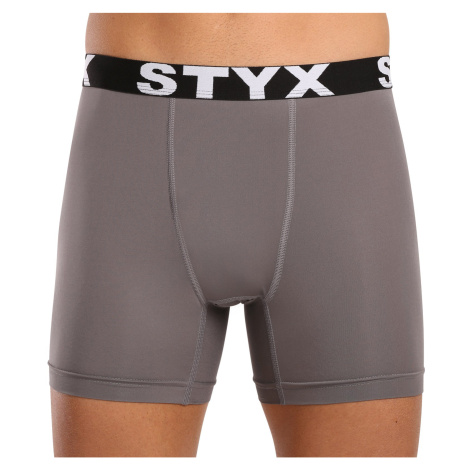Pánske funkčné boxerky Styx tmavo sivé (W1063)
