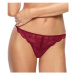 Women's lace sensual thongs Charlize - burgundy